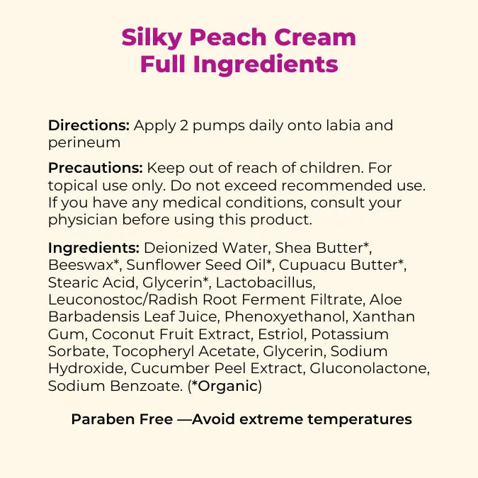 Silky Peach Cream